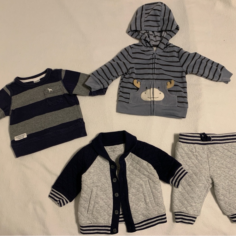 Spring Baby boy 3 months bundle outfit set
